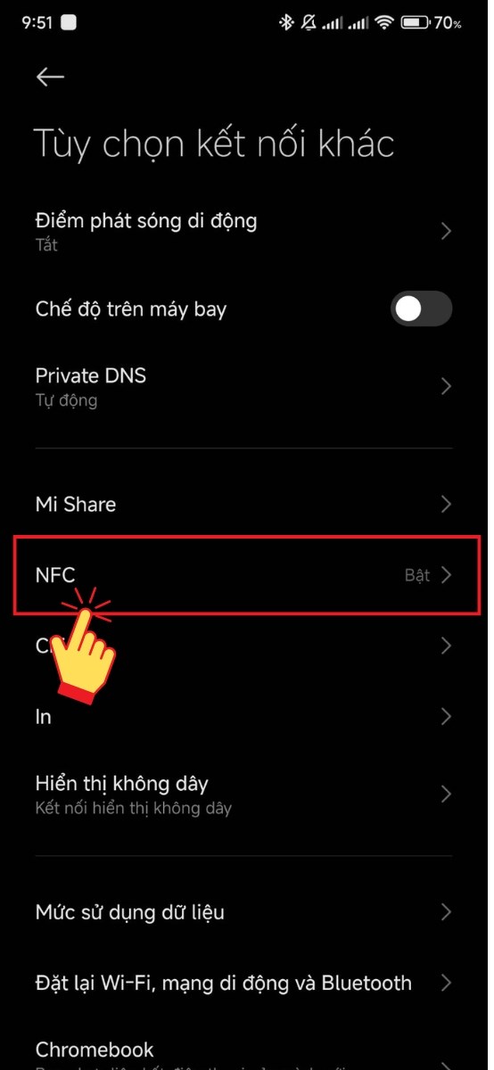 Chọn NFC