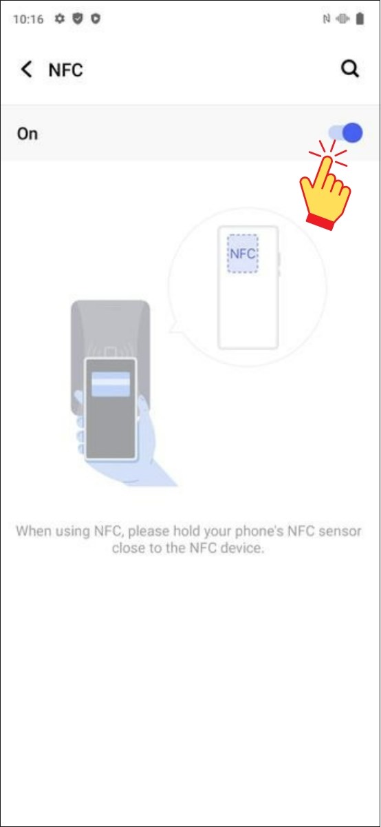 Bật NFC