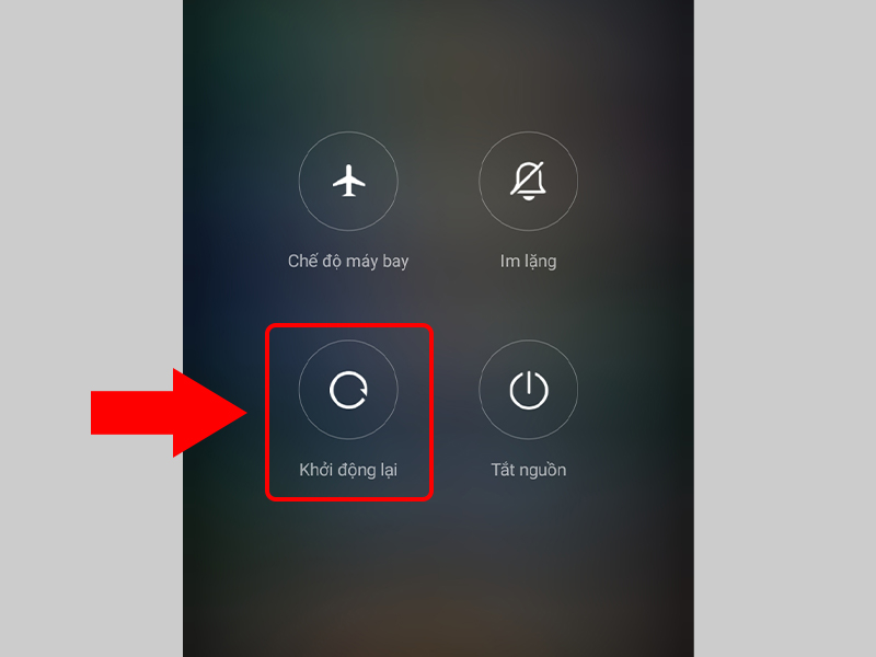 Cách khởi động lại điện thoại Xiaomi